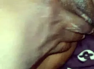 raw cumshot all over my step sister's swollen pussy