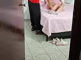 stepdaughter home from carnival gives daddy morning blowjob cum?