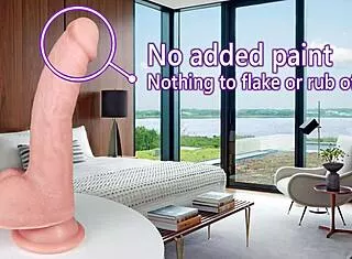 archer fukena realistic dual density silicone dildo throbs