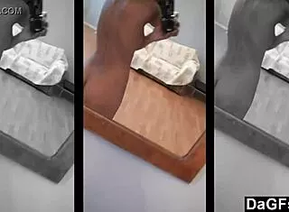 Tease Close-Up Mirror Groping Never Touch