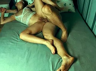 stepmom lets dick touch ass turning unexpected creampie