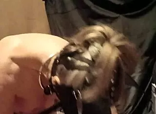 french maid ponygirl humiliated bound flashing toys in public bdsm solo 😈🔥👠