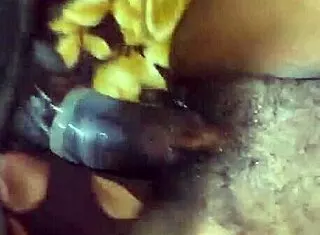 raw cumshot all over my step sister's swollen pussy