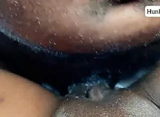 juicy ebony neighbor squirts pussy hard in rough pov doggystyle. asked for it?