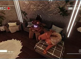 Candy and friend drain VIPER as horny SUCCUBUS duo