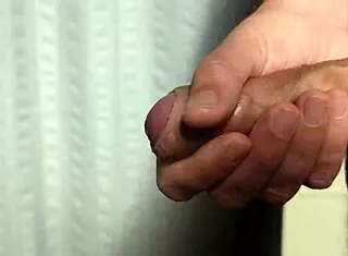 Early Morning Solo Jerk-Off Bursts Cumshot Close-Up
