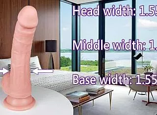 archer fukena realistic dual density silicone dildo throbs