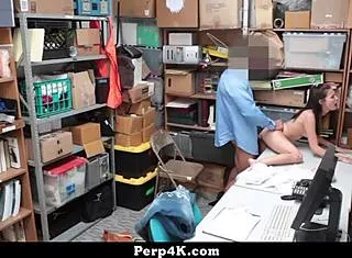 What if mall guard caught the sneaky BURGLAR spying?