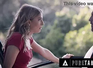 desperate hitchhiker kristen scott seduces criminal with sloppy doggystyle beaver lick
