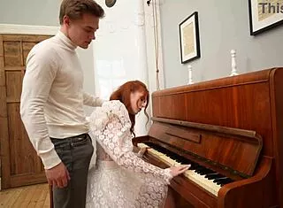 my piano teacher ditches lessons to fuck me hard instead 🔥😈
