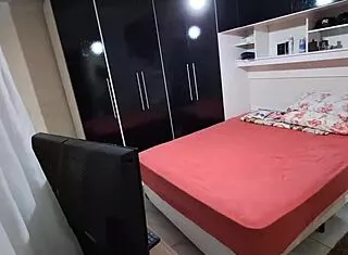 blindfolded wife prank lets friend fuck her while husband watches bedroom