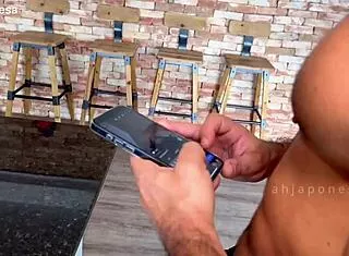 muscular brazilian client with huge dick fucks her pussy so good she gives up her tight ass