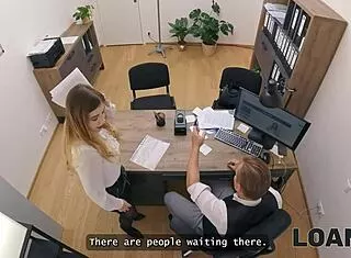 Czech Wife Cheats On Office Desk After Loan Blowjob And Hard Fuck