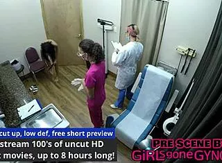 nurse aria nicole spreads legs for vibrator orgasm research
