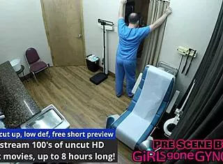 nurse aria nicole spreads legs for vibrator orgasm research