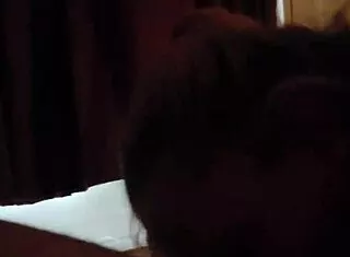 A blonde wife teases with big tits in bedroom confessions and handjob play.