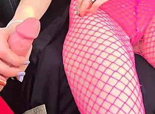 the milf wife blows stranger's cock after he fixes her car