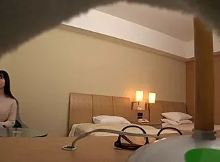 japanese milf cosplayer bares huge natural tits for hotel photoshoots