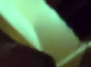 A blonde wife teases with big tits in bedroom confessions and handjob play.