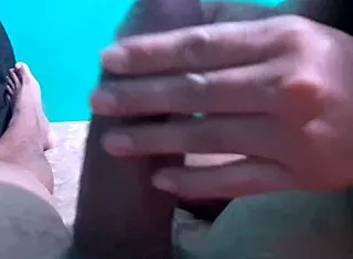 Ex massages housewife ex with cream till she moans
