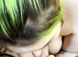 Goth Nikki Greaves Deepthroats Massive Cock in Hot POV Suck