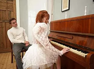 my piano teacher ditches lessons to fuck me hard instead 🔥😈