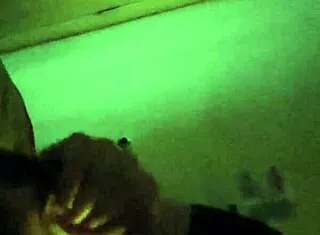 A blonde wife teases with big tits in bedroom confessions and handjob play.