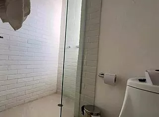 two horny colombian latinas finger wet pussies and trib in steamy shower bathroom