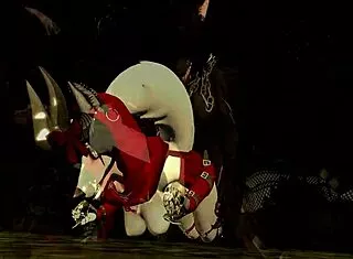 rough monster futanari furry pounds little red riding hood in forest