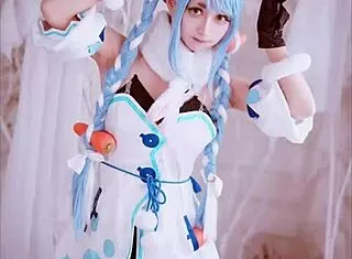 rinka okita's cosplay jerk off game got me hard