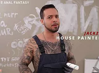 house painter's monster cock pounds two horny girls