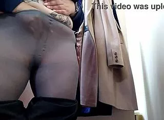 stepmom's horny wet pussy pounded hard in fitting room