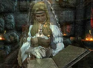 meralin and eralin skyrim futanari shemale lesbians bend over for sloppy missionary doggystyle