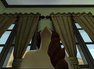 scarlett johansson rides cowgirl pov in leaked celebrity sex tape sims fantasy ride