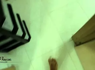 pretend injury shows off my big latina ass to stepbro for deep creampie fuck