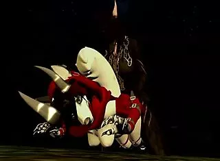 rough monster futanari furry pounds little red riding hood in forest