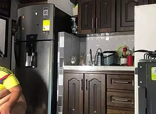 argentino roughly fucks fat colombian bbw kitchen doggystyle