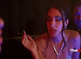 boss gets our ripped-clothes striptease finale in showgirls parody
