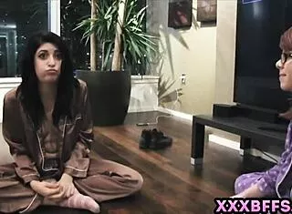 lesbian pajama party teen bffs sluts strapon toys ughh