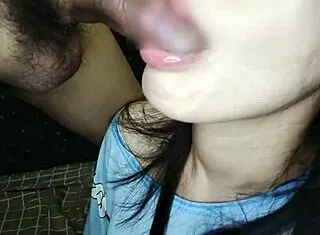 homemade asian student babe with perfect tits rides cock cowgirl creampie uncensored