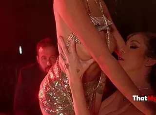 boss gets our ripped-clothes striptease finale in showgirls parody