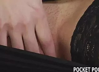 your monster cock gags her so hard on desk