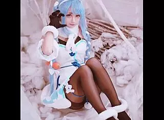 rinka okita's cosplay jerk off game got me hard