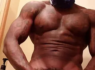Muscular BBC Bodybuilder Dominates Slut in Humiliating Worship Session