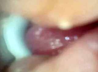 Extreme Close-Up Bbw Slave's Swollen Pussy Lips Creampie Filled