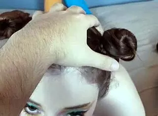wanna see this beauty suck balls deepthroat then swallow facial?