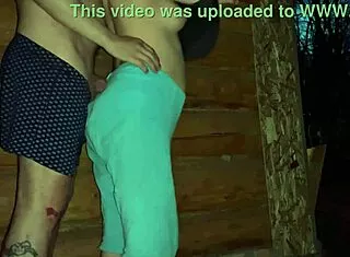 pregnant milf gets fucked doggystyle at the barn creampie finish 😏🐄💦