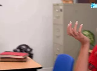 Big ass blonde teen destroyed by teacher's huge BBC
