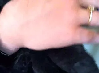 MilfyCalla Deep Blowjob in Fur Coat Shiny Boots Preview 204