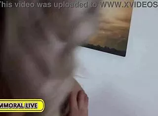 two huge cocks slam horny milf helena valentine hard